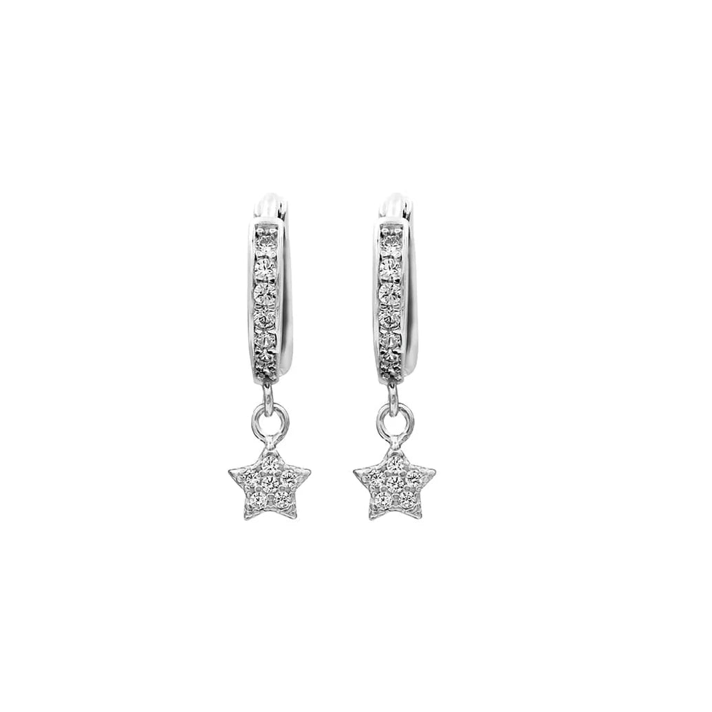 Twinkle Star Huggie Earrings