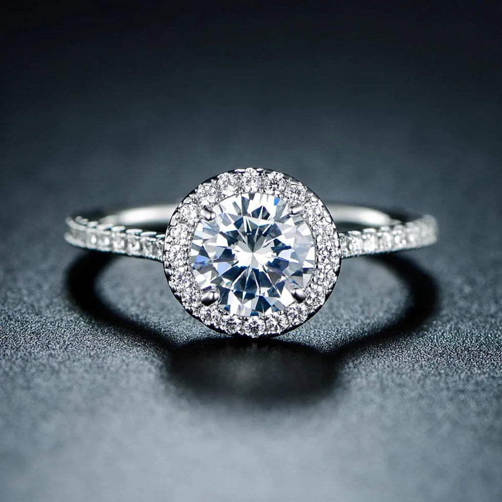 Celestia Halo Diamond Ring