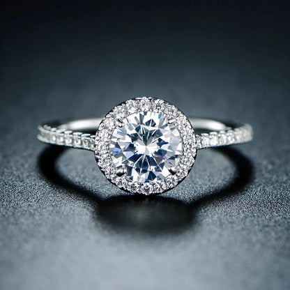 Celestia Halo Diamond Ring